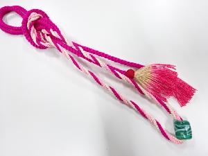 アンティーク　ガラス　帯留め